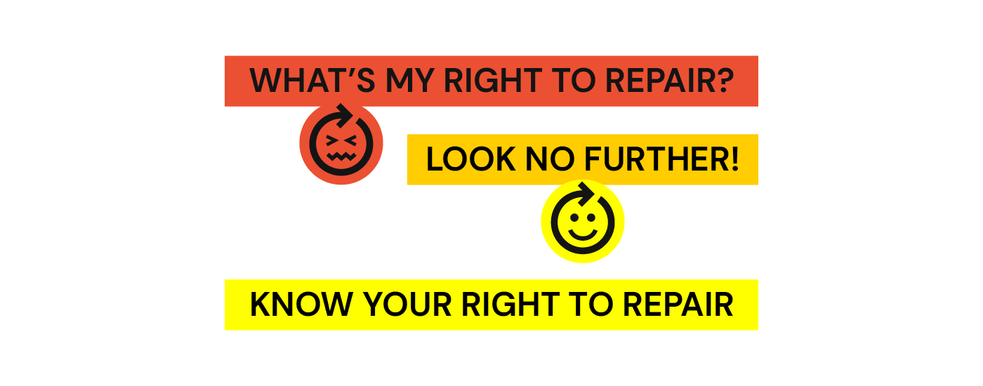 We believe in the right to repair